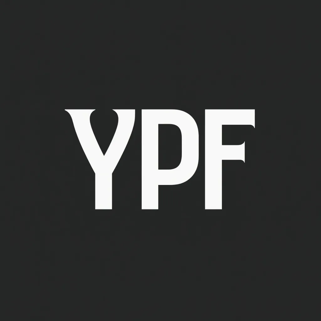 Logo YPF Blanco